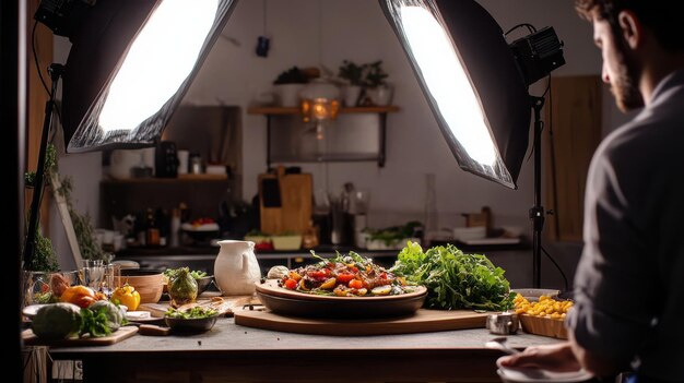 Kamera i kuchnia studyjna